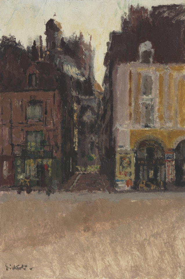 La Rue Notre Dame and the Quai Duquesne, Dieppe by Walter Richard Sickert