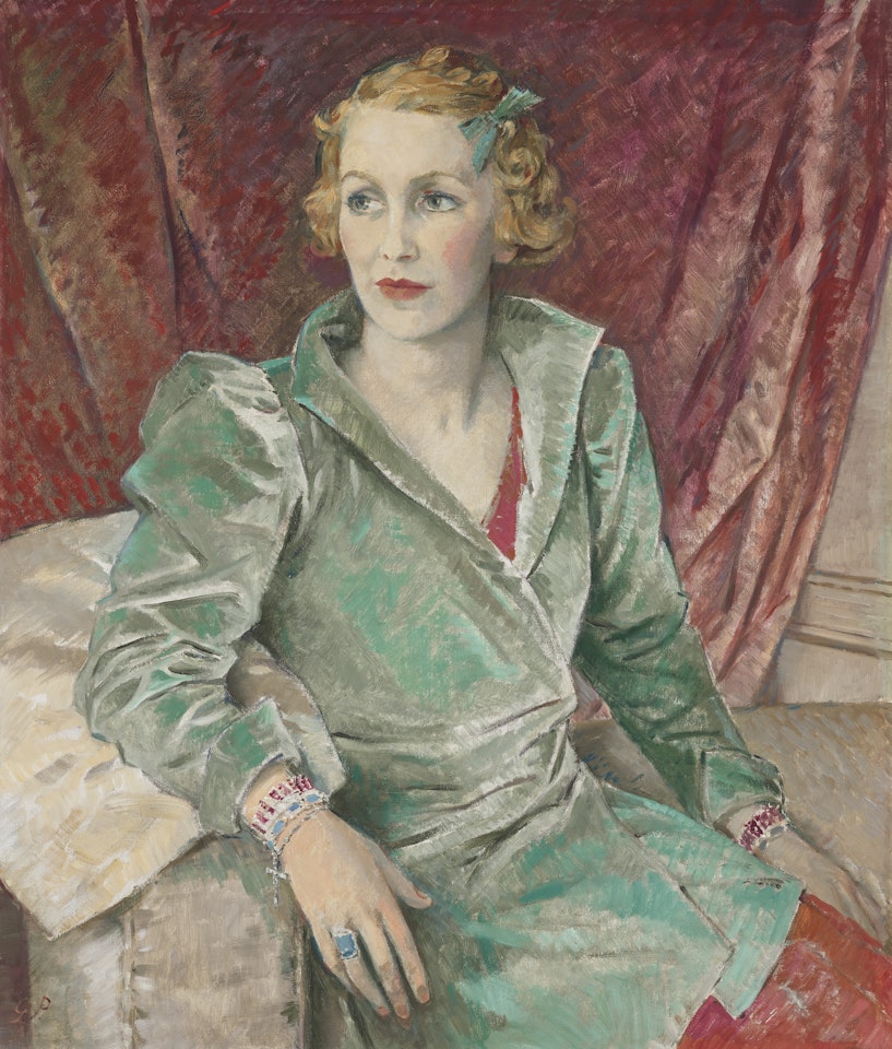 Portrait of Lady Benthall by Glyn Philpot
