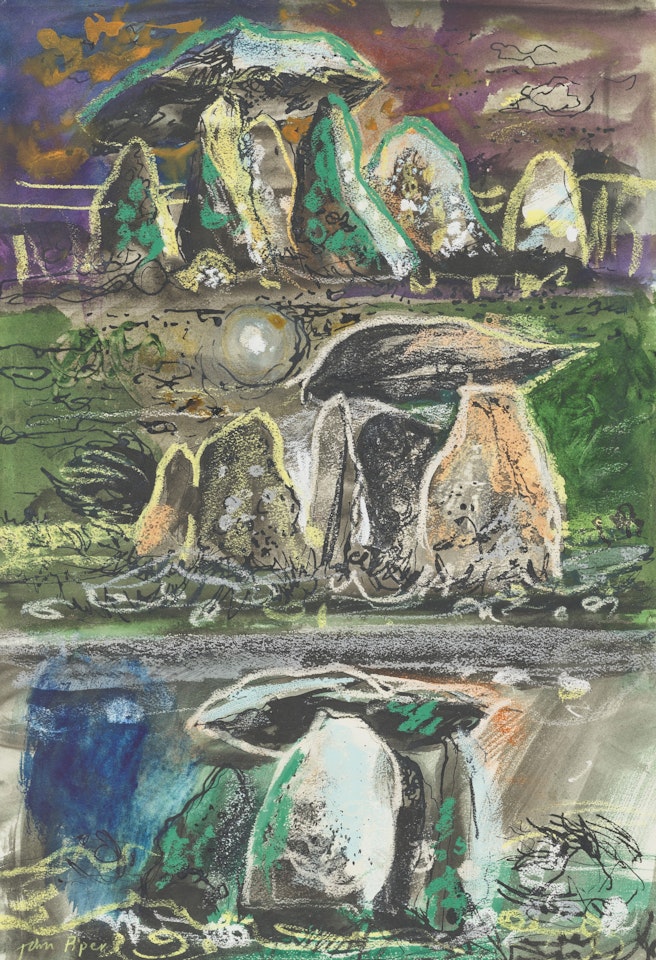 Pentre Ifan, Prescelly Hills, Pembrokeshire by John Piper
