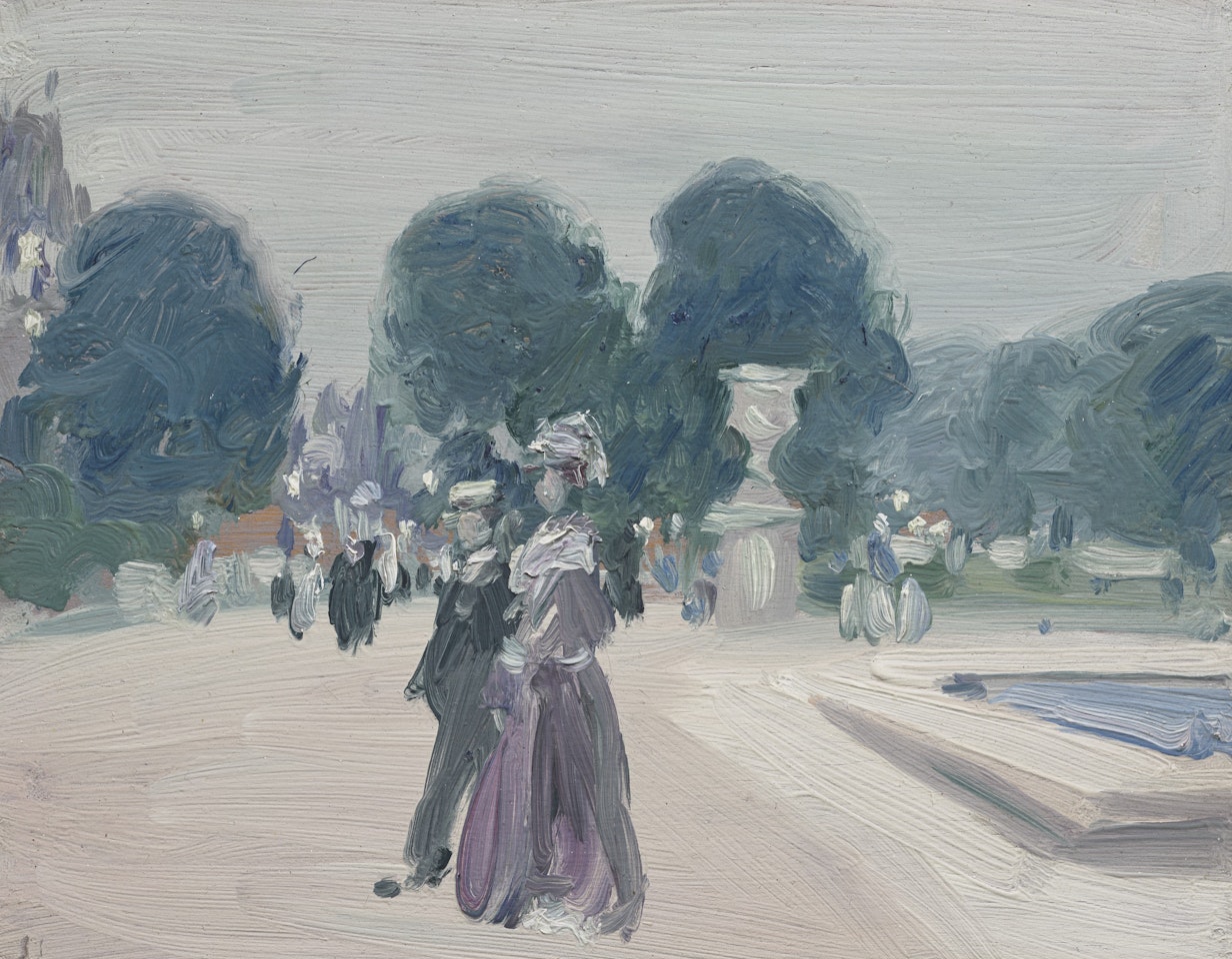 Luxembourg Gardens, Evening by John Duncan Fergusson