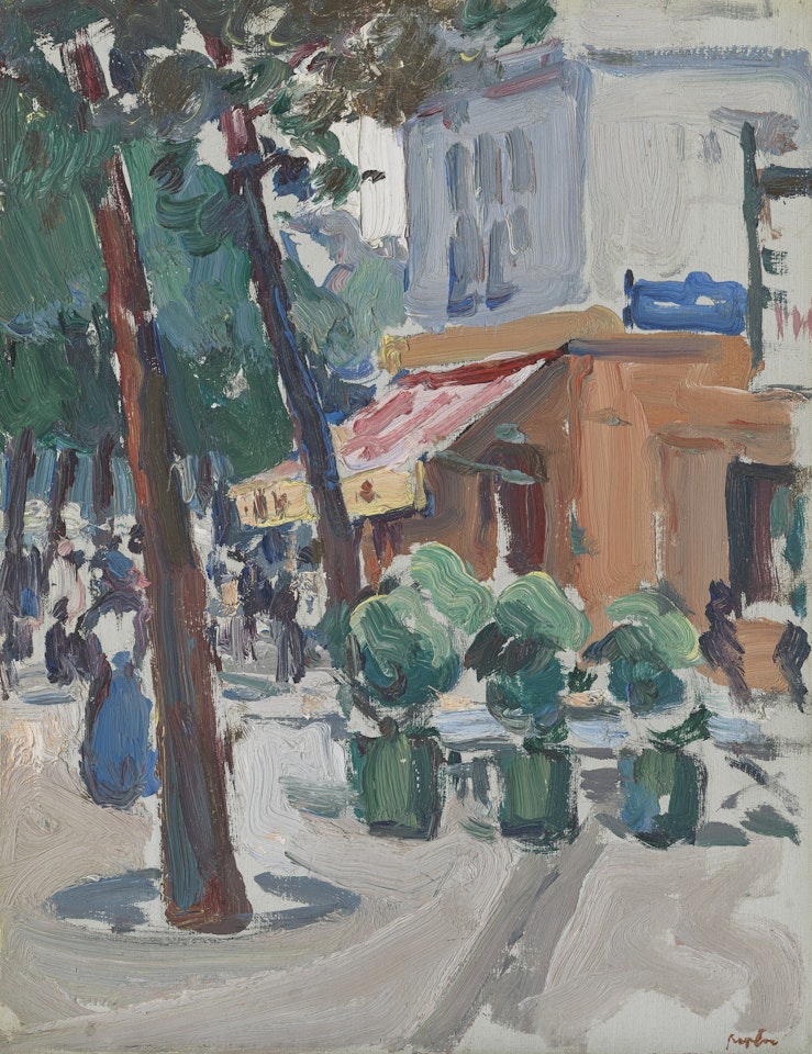 Luxembourg Gardens - Paris by Samuel John Peploe