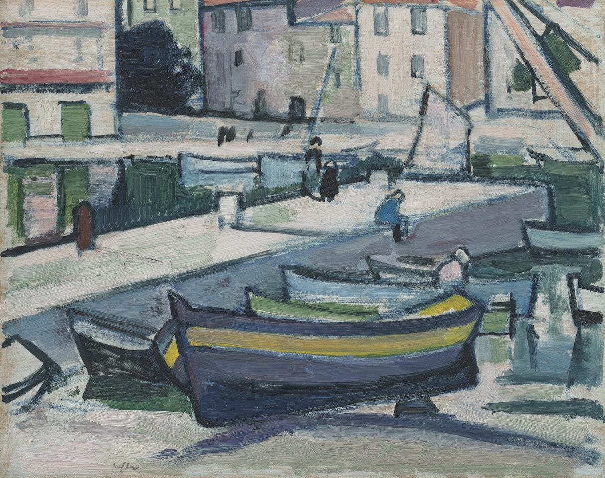 The Harbour, Cassis by Samuel John Peploe