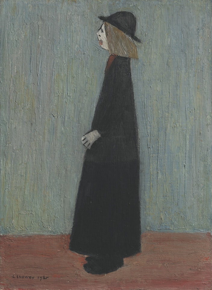 A Woman Standing by Laurence Stephen Lowry