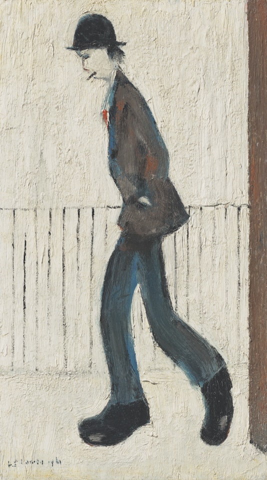 A Man Walking by Laurence Stephen Lowry