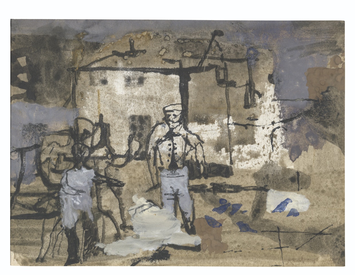 Farmer and Child by Keith Vaughan