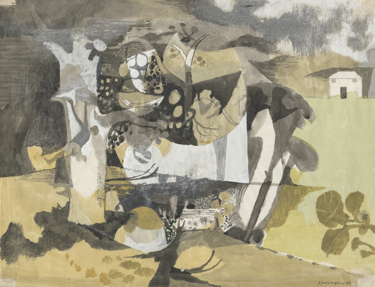Boy Swinging from a Tree by Keith Vaughan