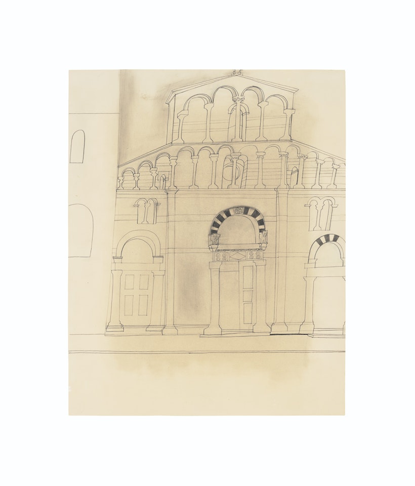 Sept 56 (S. Pietro, Lucca) by Ben Nicholson, O.M.