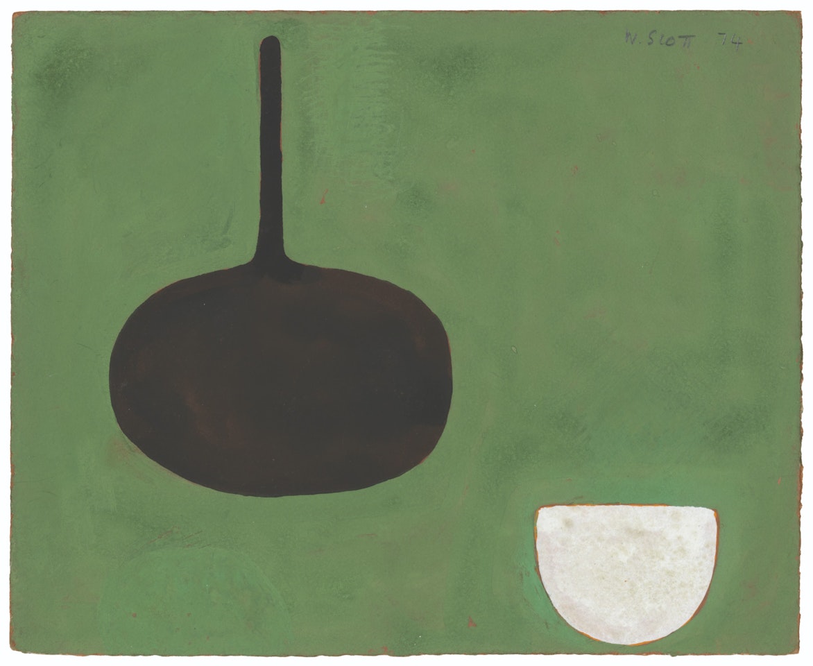 Still Life Blue Green Theme XXIV/L by William Scott