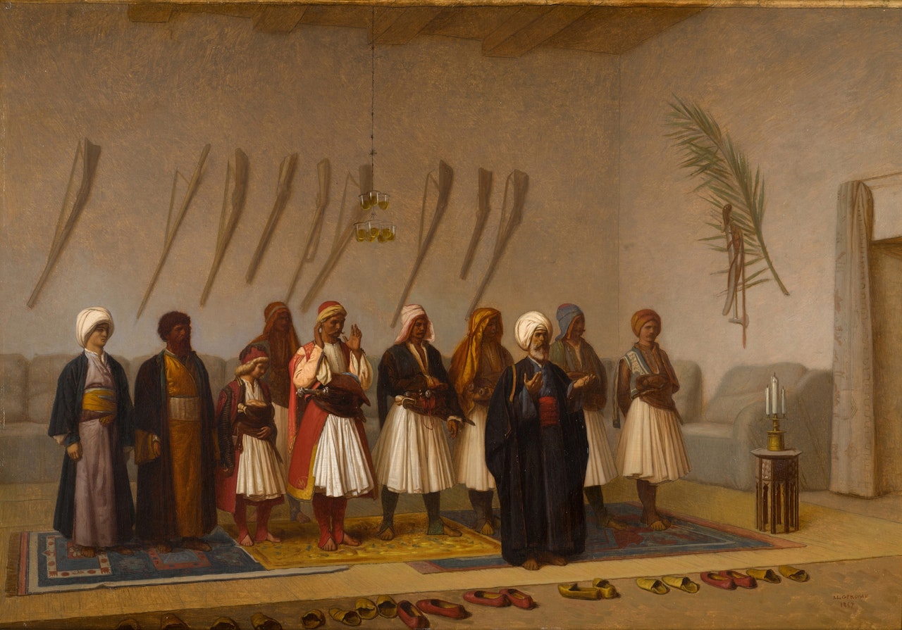 Prayer in the House of the Arnaut Chief by Jean Léon Gérome