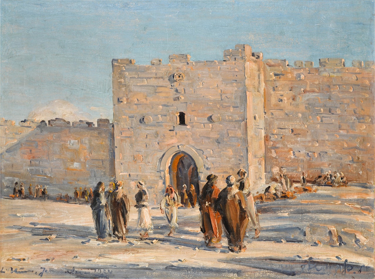 Herod's Gate by Ludwig Blum