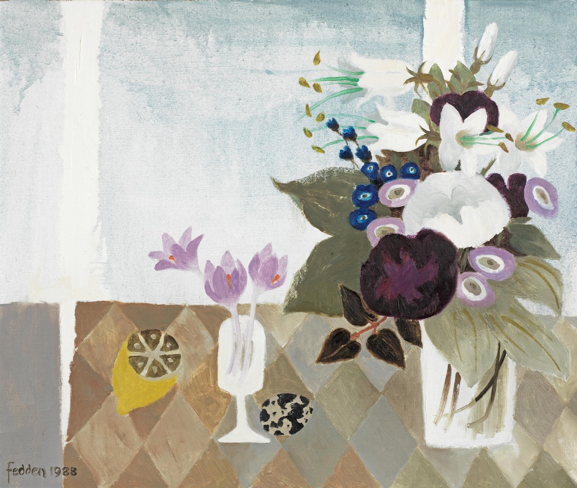 Three Crocuses by Mary Fedden