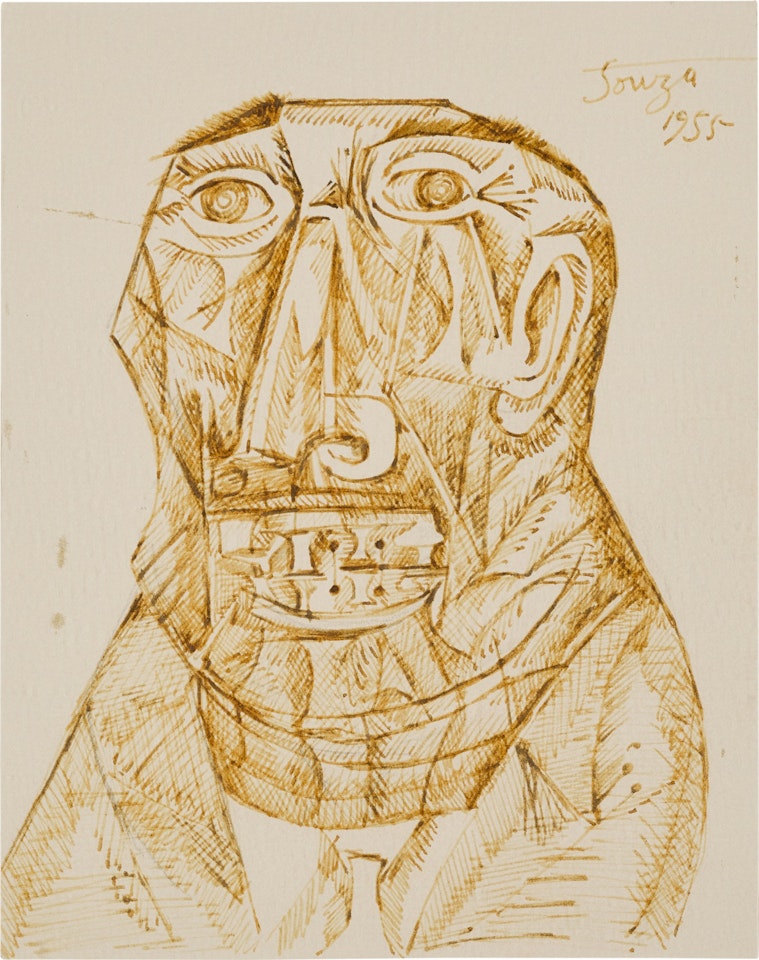 Untitled (Gentleman of our Times) by Francis Newton Souza
