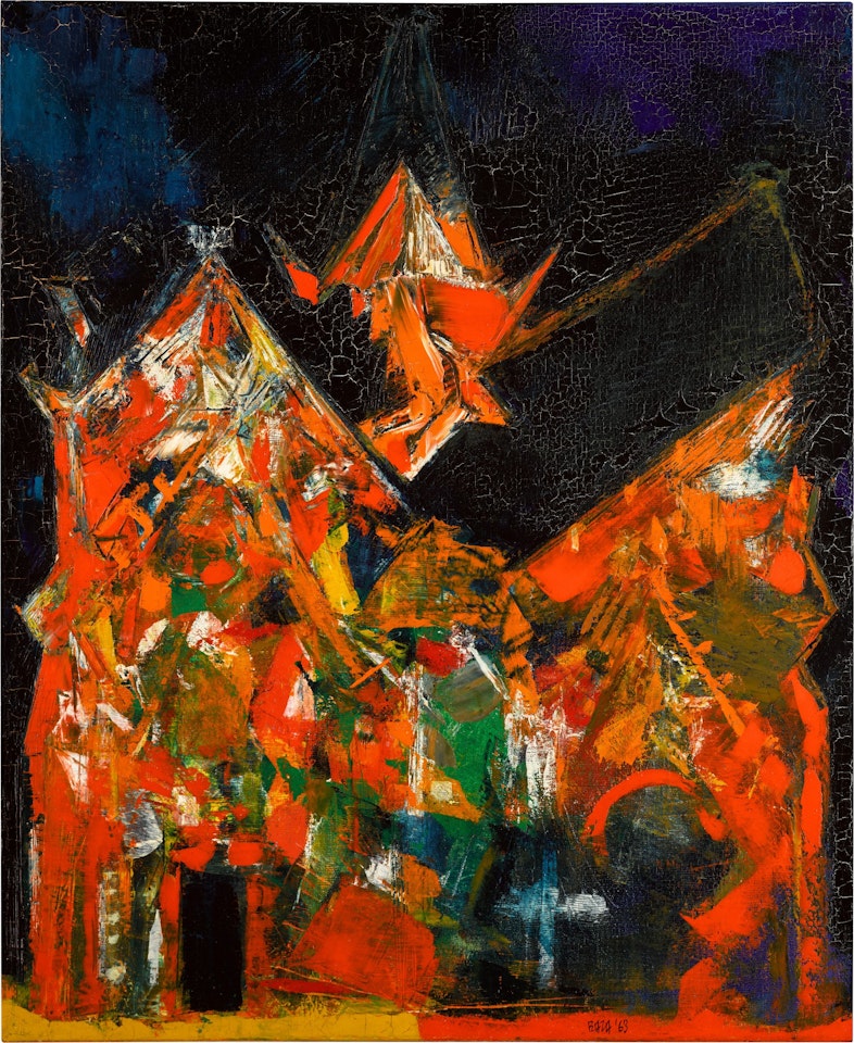 Eglise by Sayed Haider Raza