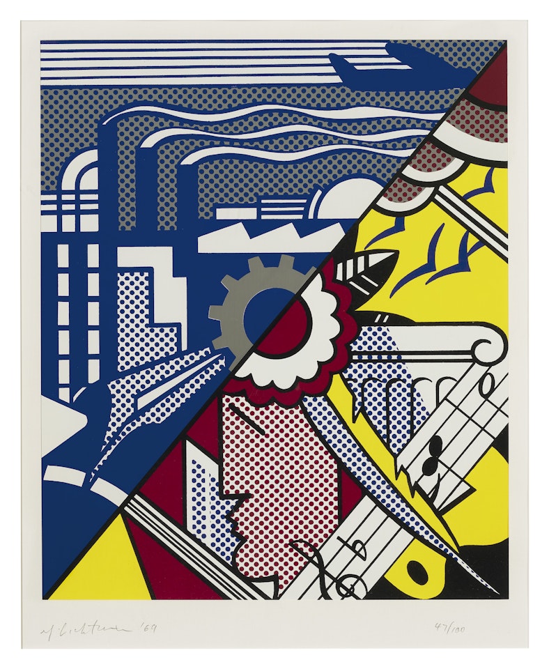 Industry and the Arts (I) by Roy Lichtenstein