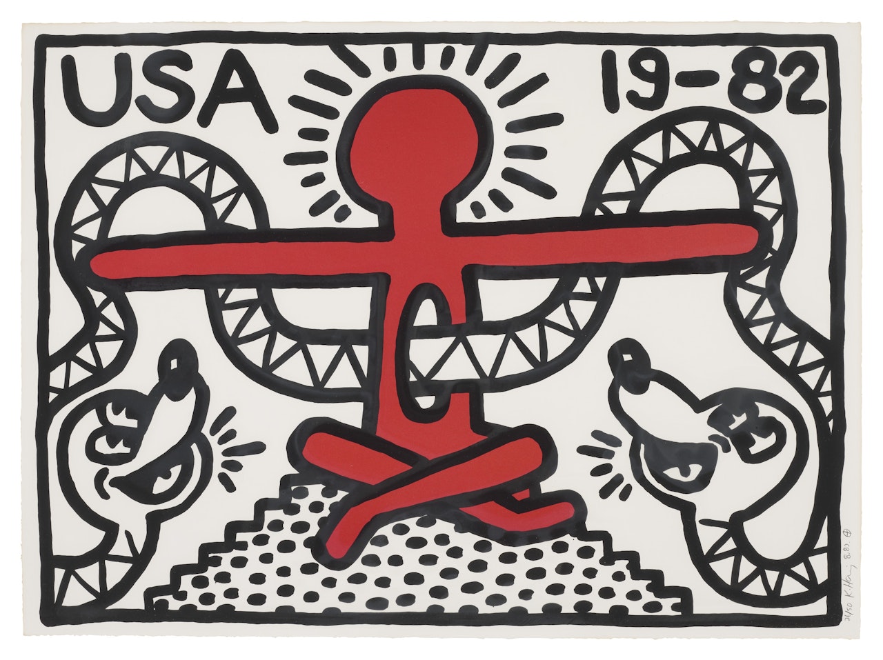USA 19-82 by Keith Haring