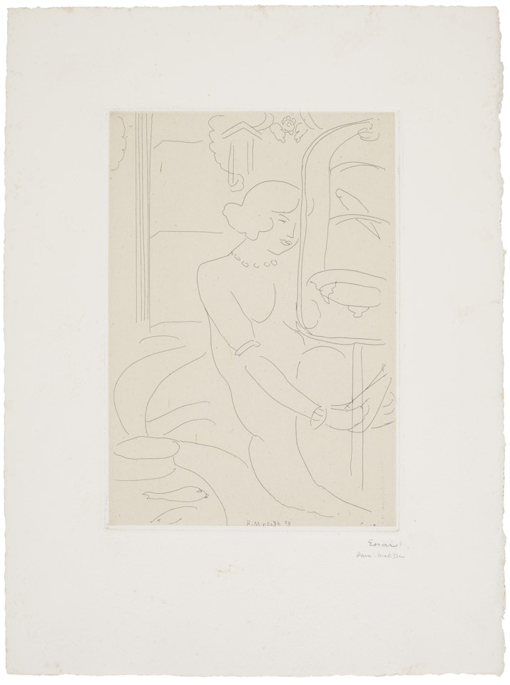 La cage de perruches et les poissons rouges by Henri Matisse