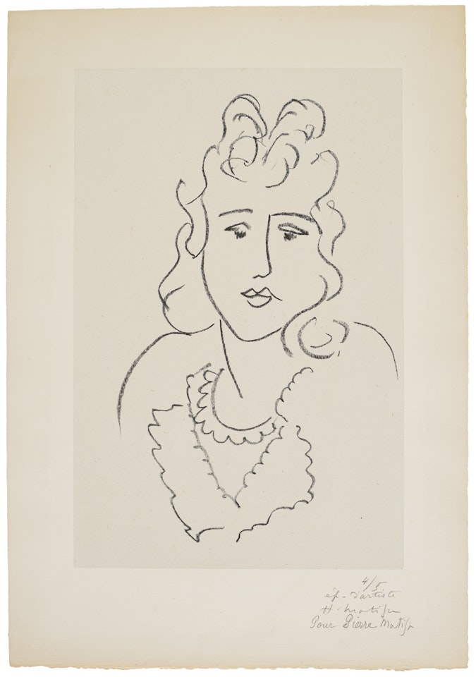 Étude pour Poèmes de Charles d'Orléans by Henri Matisse