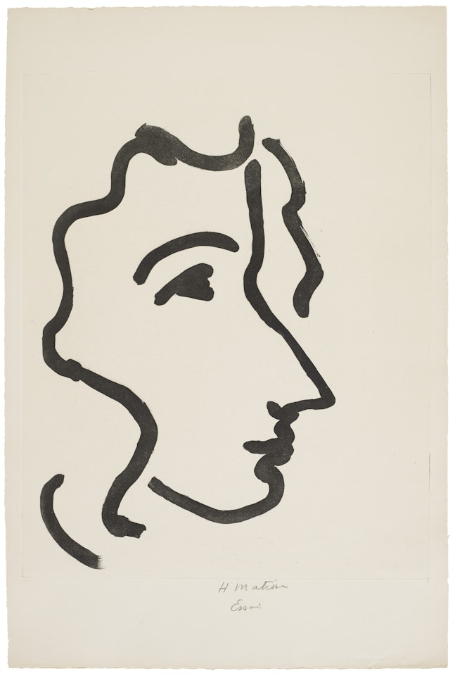 Nadia au profil aigu by Henri Matisse