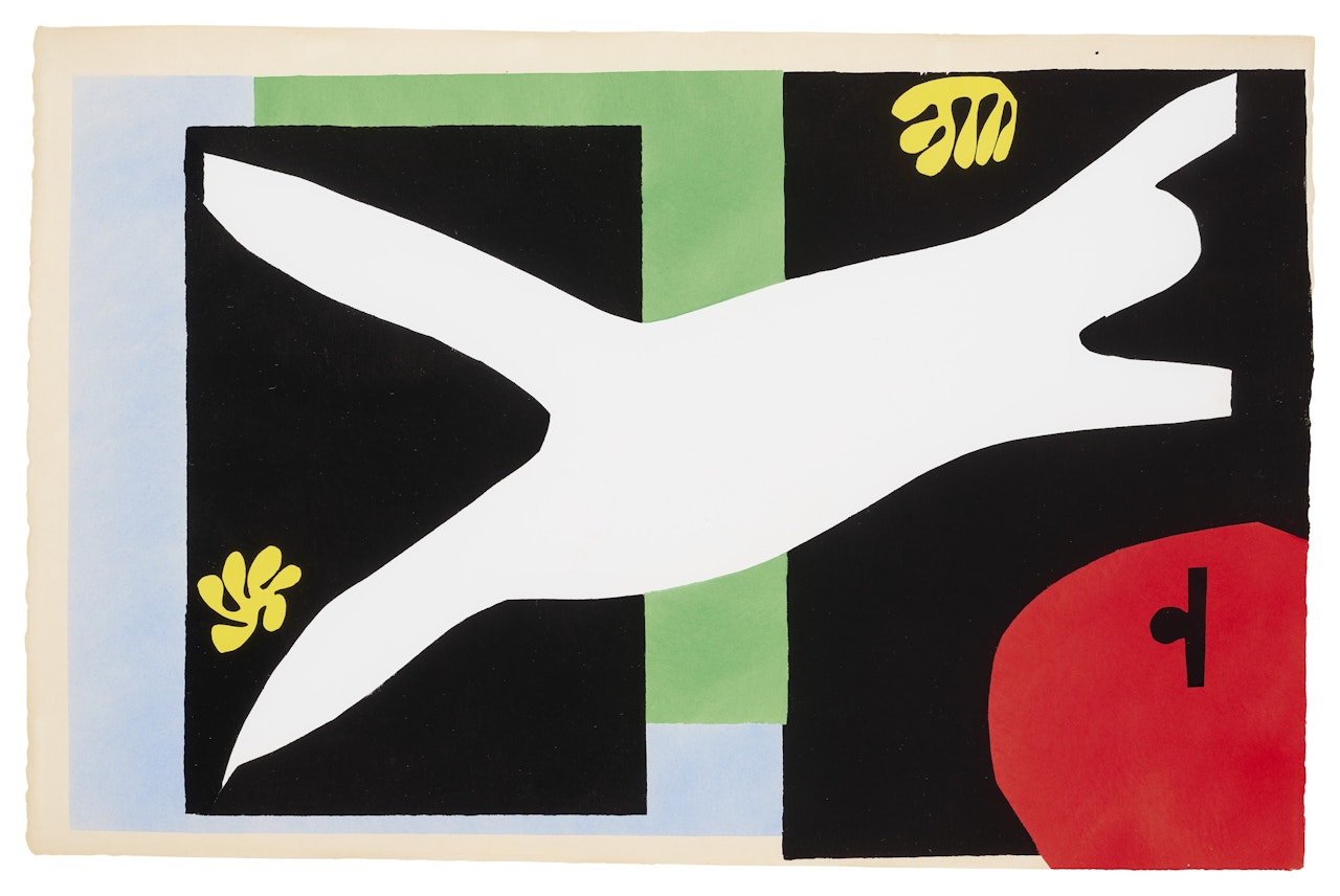 La Nageuse dans l'aquarium, from Jazz by Henri Matisse