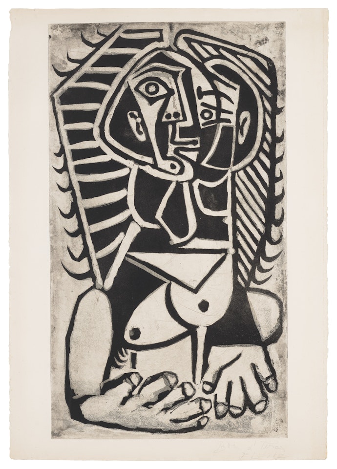 Torse de femme, (L'Égyptienne) by Pablo Picasso