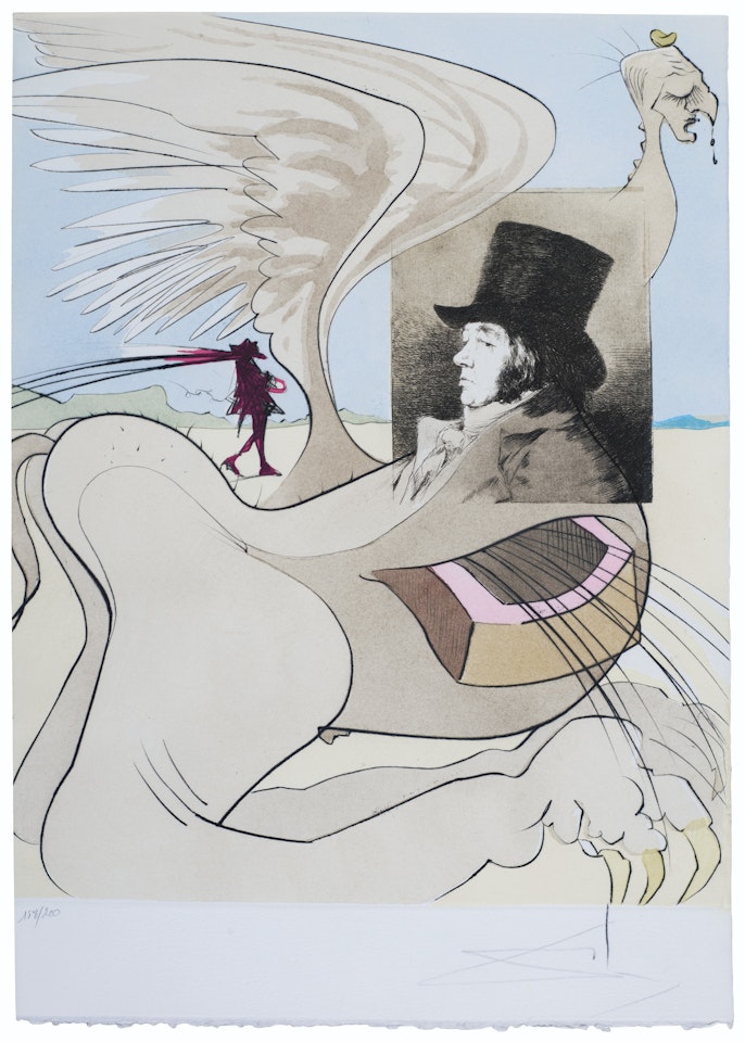 Les Caprices de Goya de Salvador Dalí, Geneva, Berggruen/Editions Graphiques Internationales, 1977 by Salvador Dali
