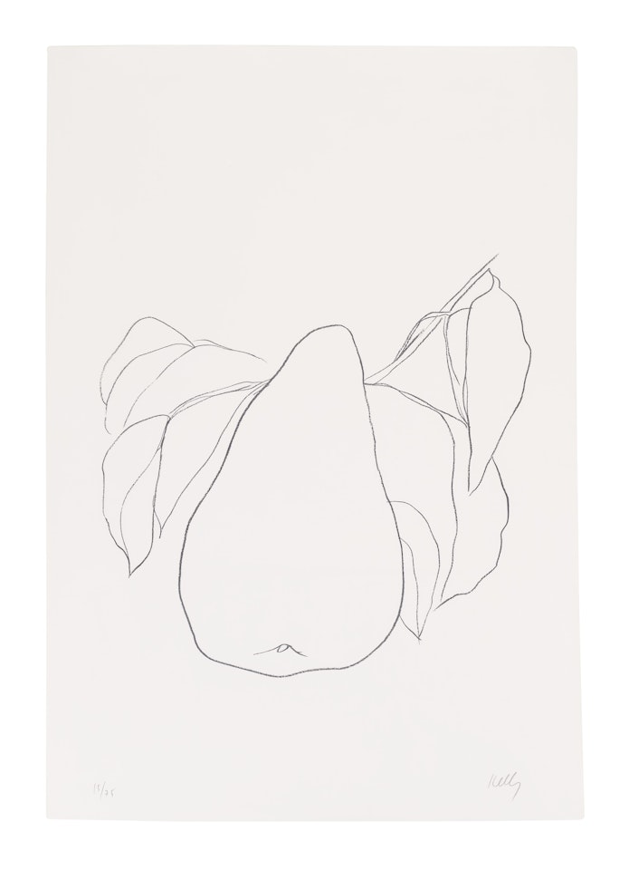 Pear III, from Suite of Plant Lithographs by Ellsworth Kelly