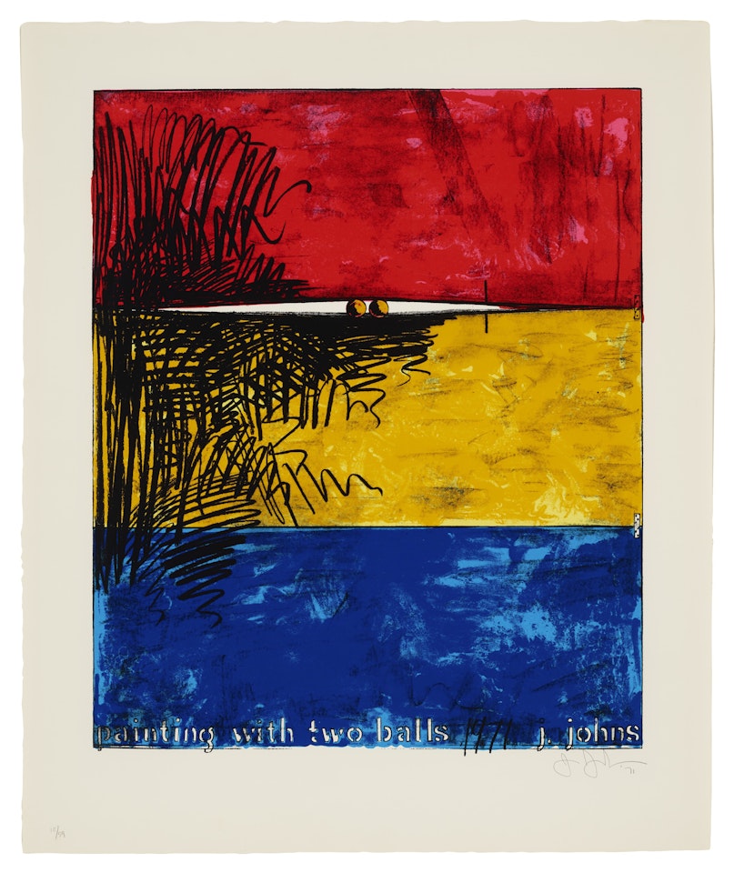 Painting with Two Balls by Jasper Johns