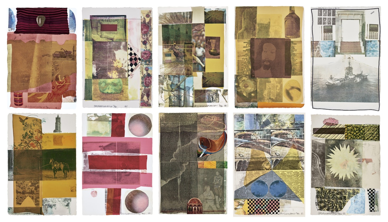 Arcanum I-XIII by Robert Rauschenberg