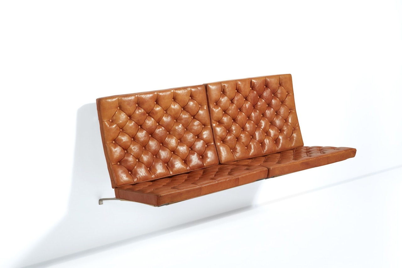 Settee; model no. PK-26 by Poul Kjaerholm