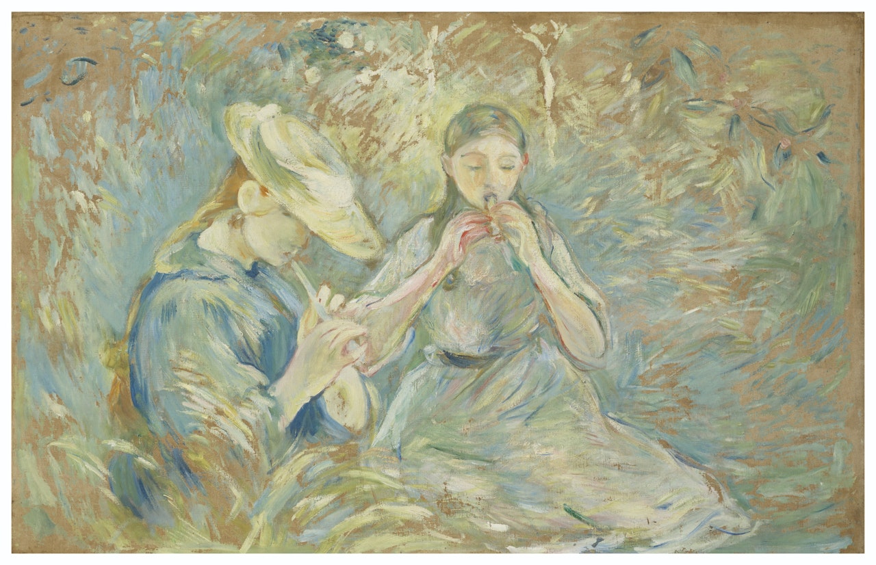 Le Flageolet by Berthe Morisot