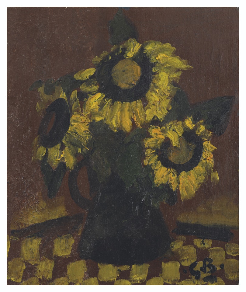 Vase de tournesols (Les trois soleils) by Georges Braque
