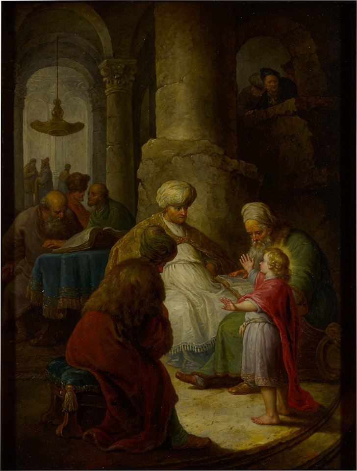 Young Christ among the doctors in the temple by Christian Wilhelm Ernst Dietrich