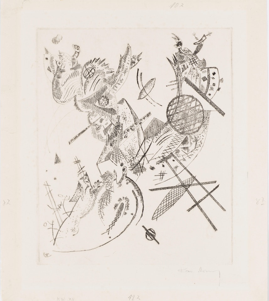 Plate XII, from Kleine Welten (Small Worlds) Portfolio by Wassily Kandinsky