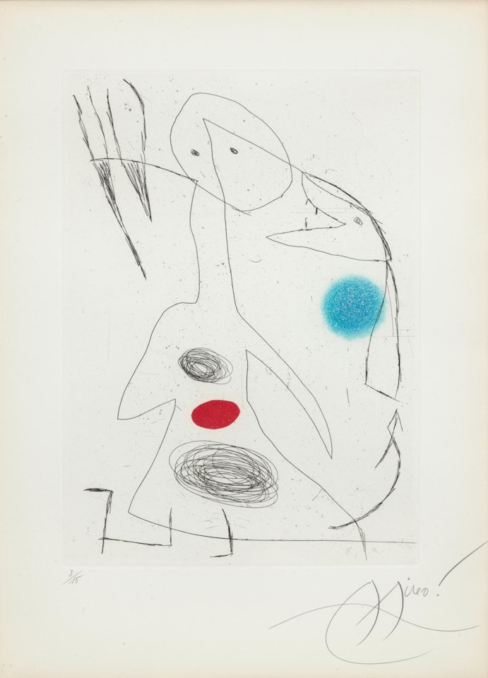 L'Ultime Menace, from Hommage à San Lazaro by Joan Miró