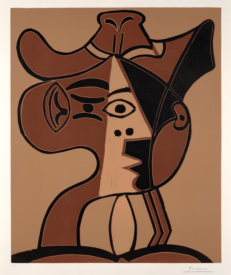 Grande Tête de Femme au Chapeau by Pablo Picasso