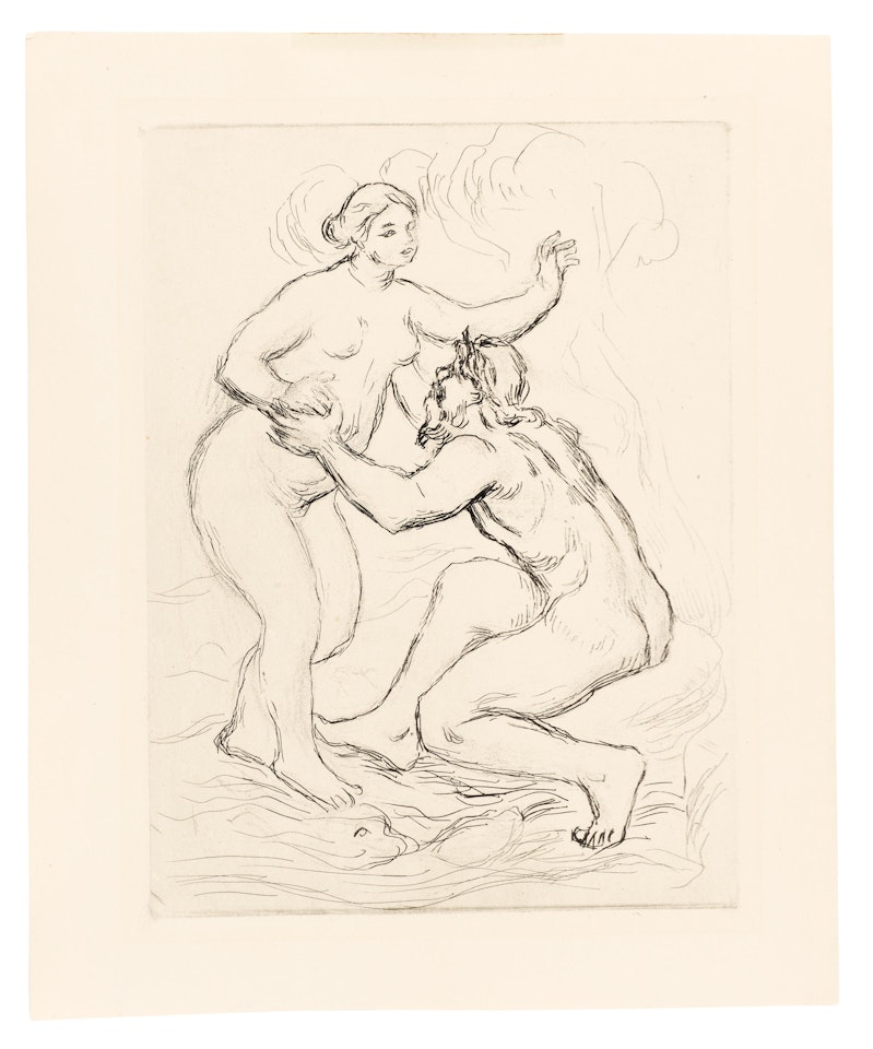 Le Fleuve Scamandre, second plate by Pierre-Auguste Renoir