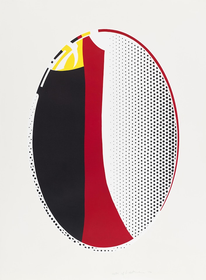 Mirror #6, from Mirror series by Roy Lichtenstein