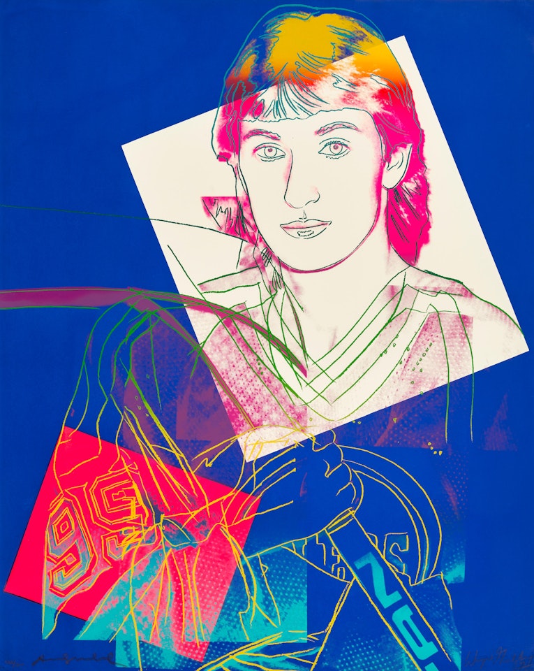 Wayne Gretzky #99 by Andy Warhol