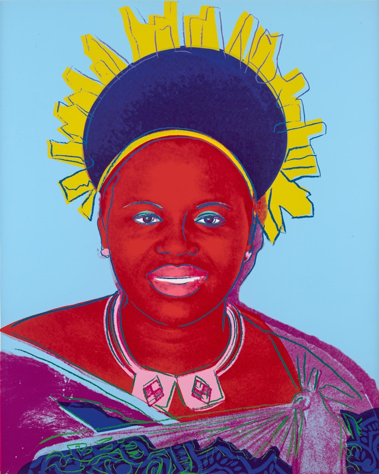 Queen Ntombi Twala of Swaziland, from Reigning Queens by Andy Warhol