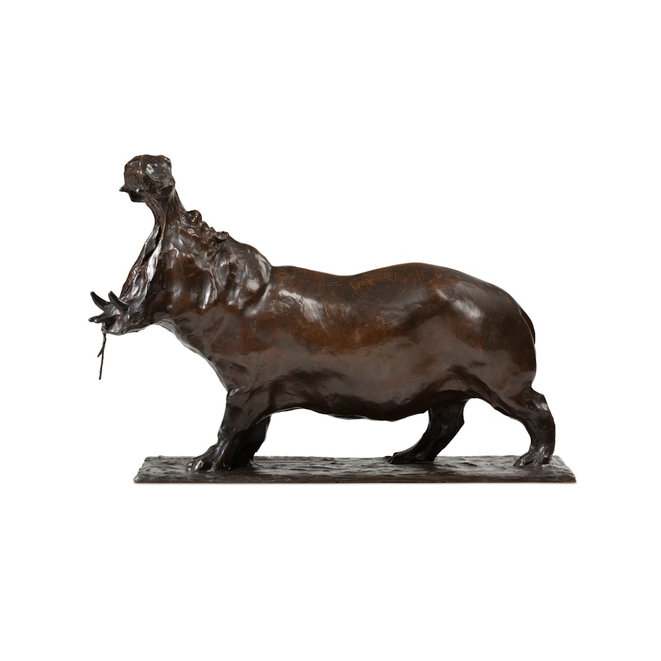 Hippopotame bâillant by Rembrandt Bugatti