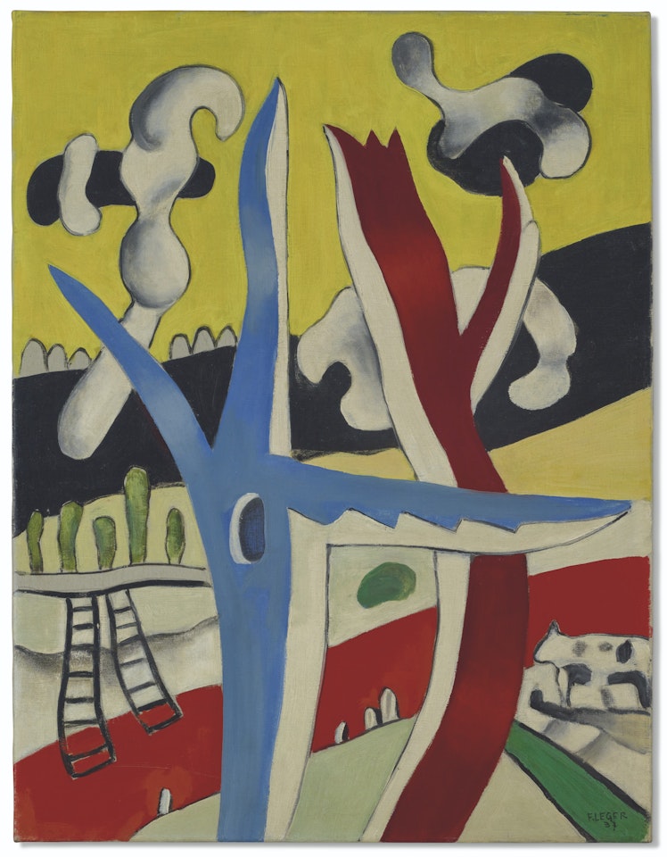 Paysage animé by Fernand Leger