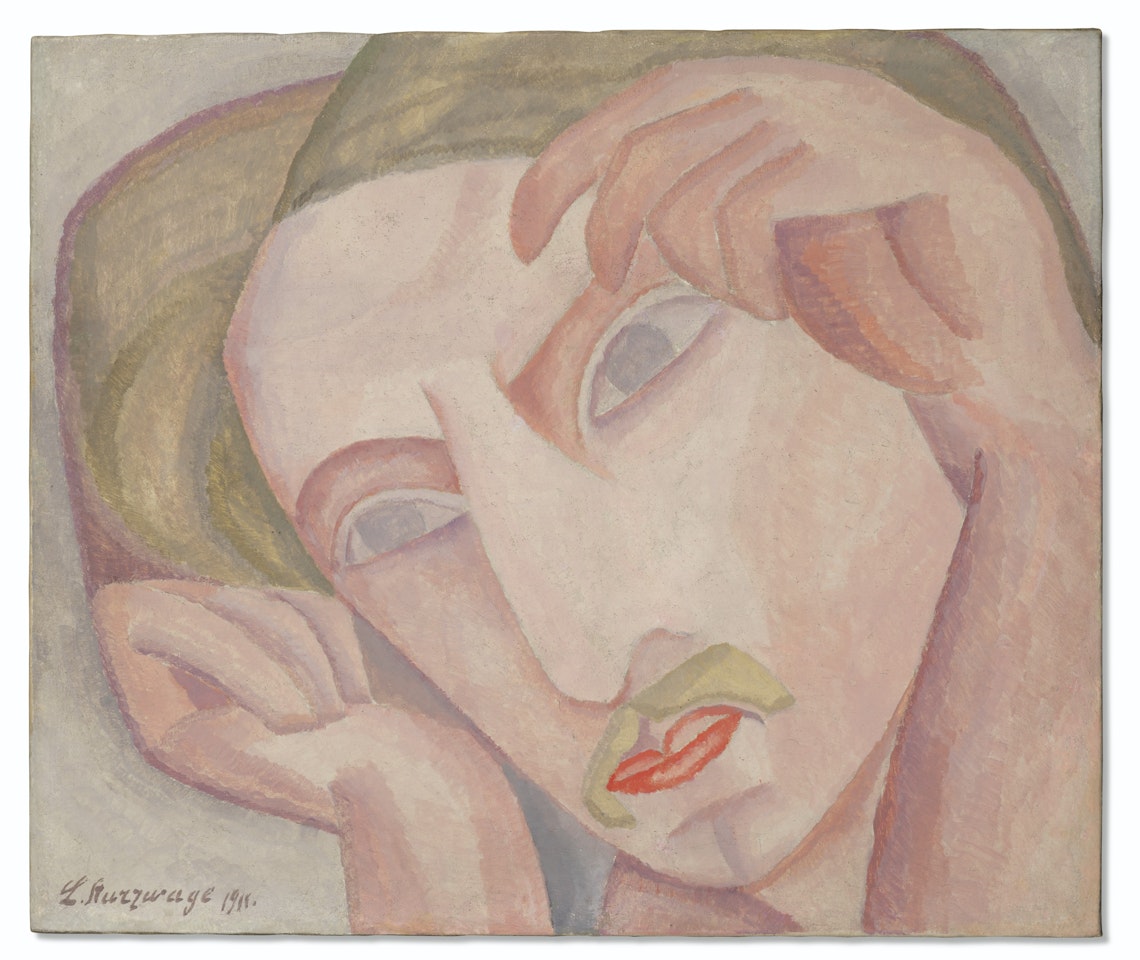 Autoportrait ou Le Penseur by Leopold Survage