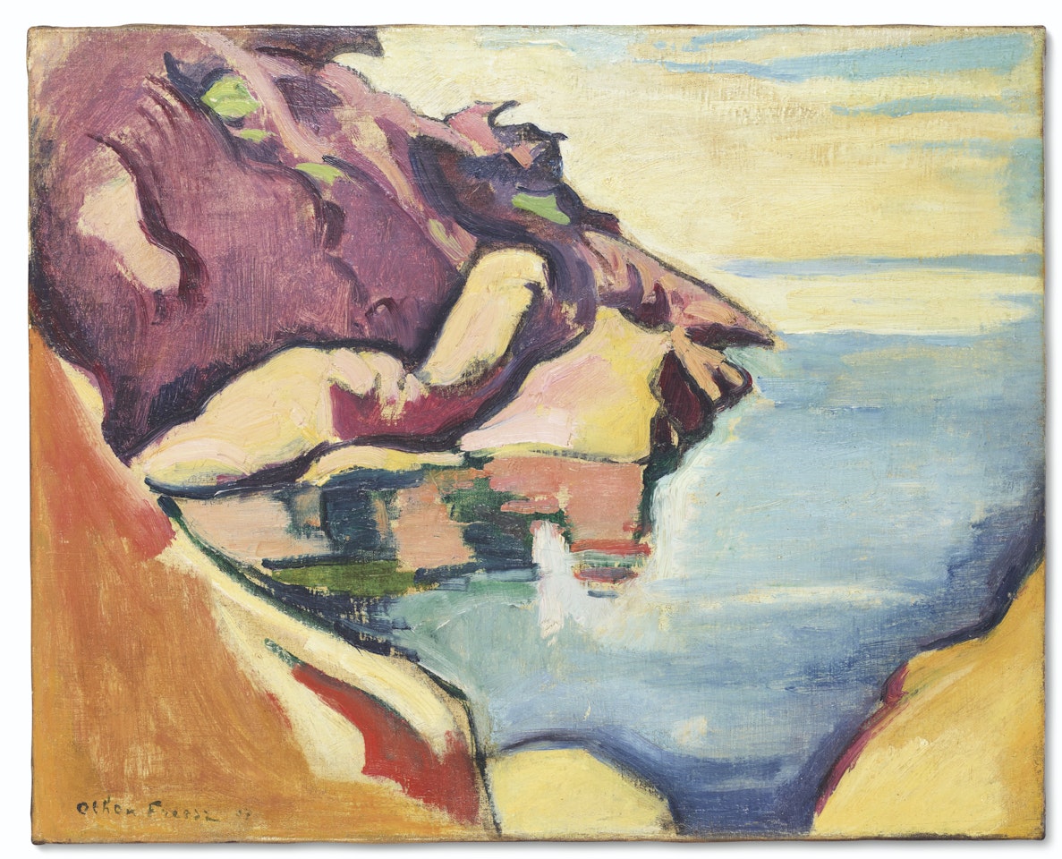 La Baie du Bec de l'Aigle, La Ciotat by Othon Friesz