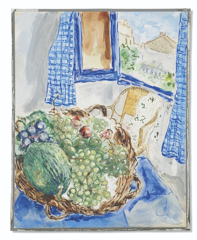 Corbeille au soleil (Gordes) by Marc Chagall