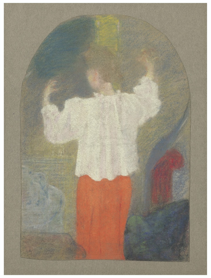 Marie en caraco à sa toilette by Édouard Vuillard