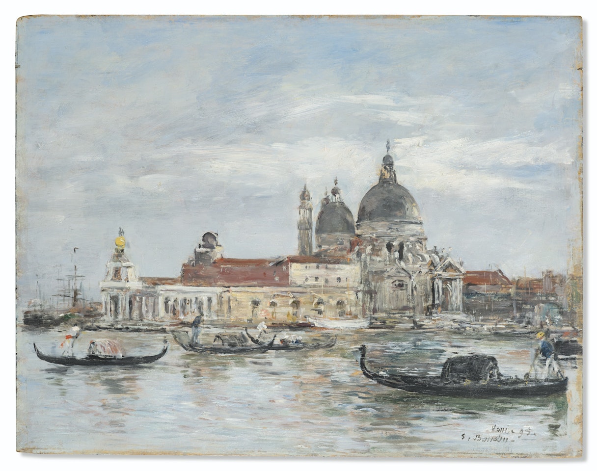 Venise. La Salute. La Douane by Eugène Boudin