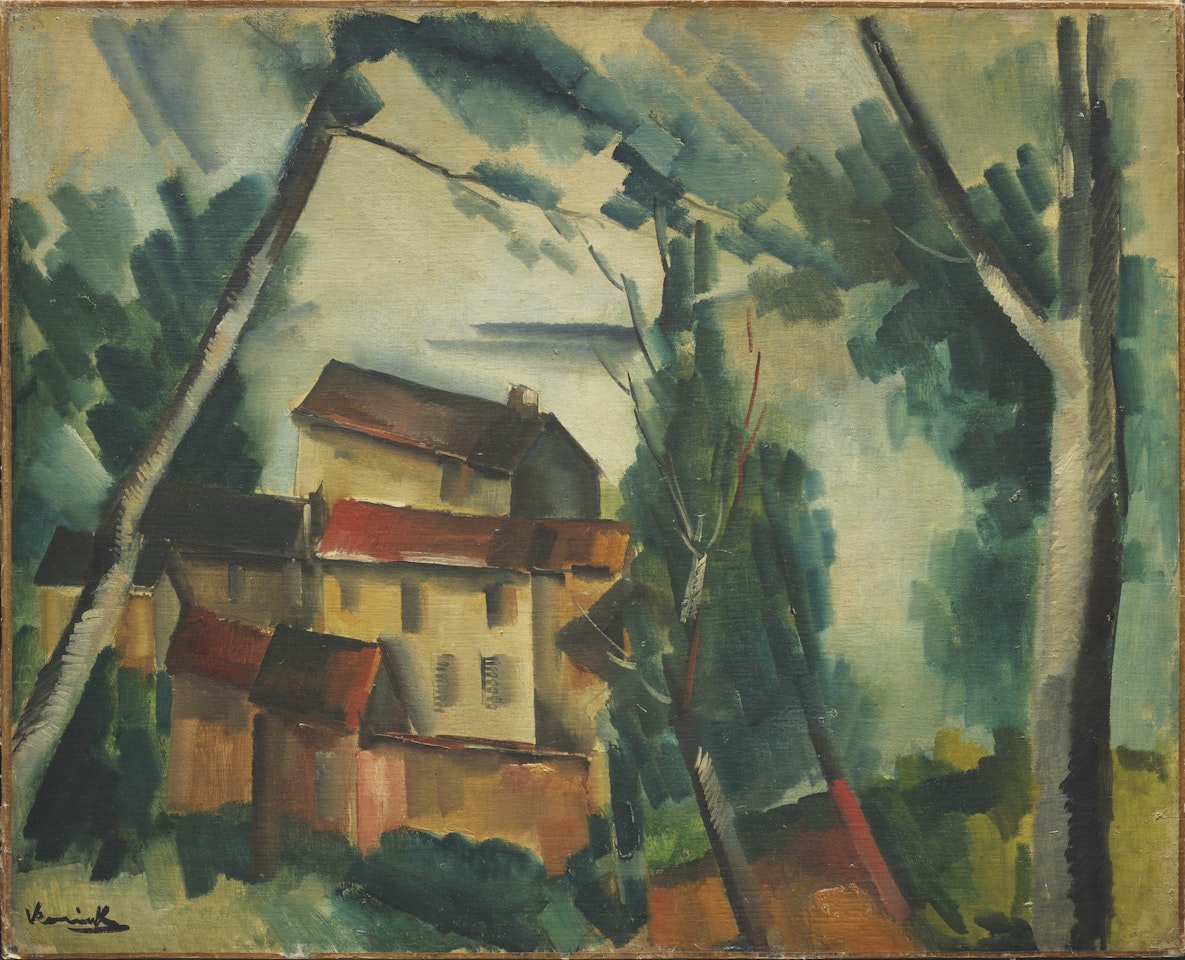 Les Toits rouges by Maurice de Vlaminck