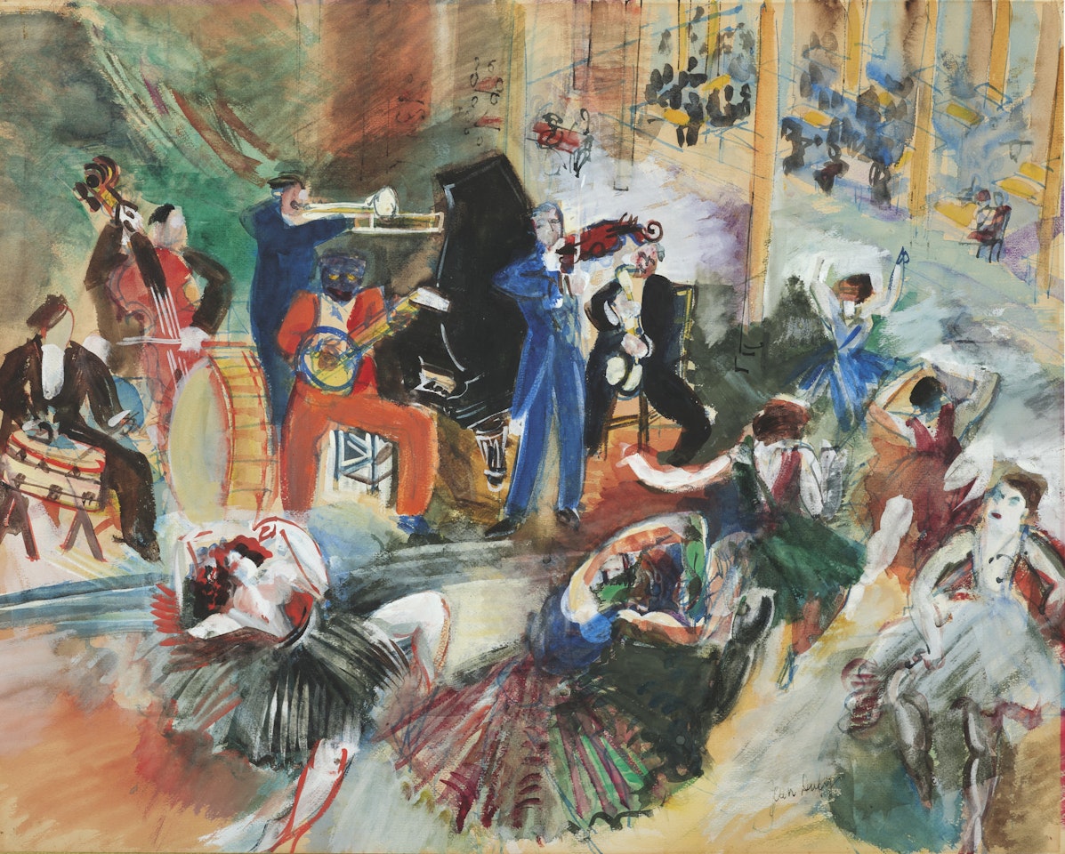 Au Music hall by Jean Dufy