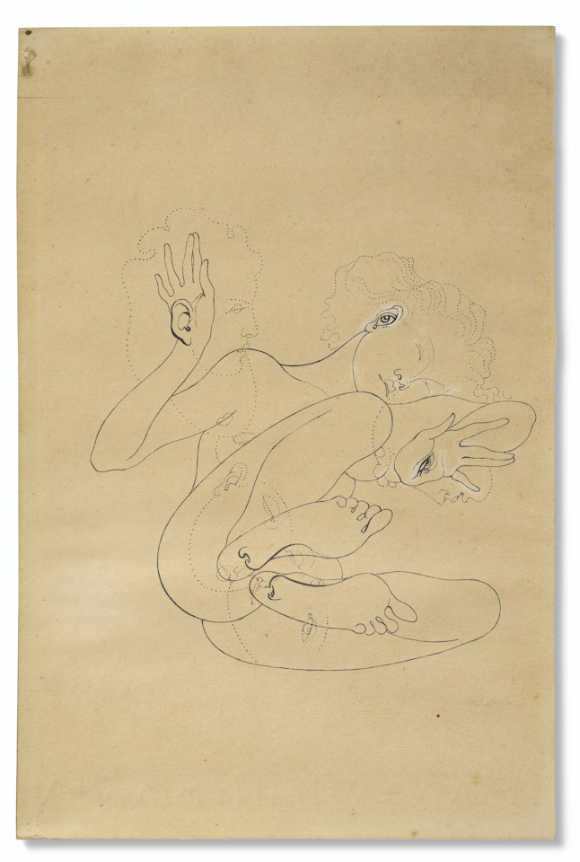 Étude pour "Transfert des Sens" by Hans Bellmer