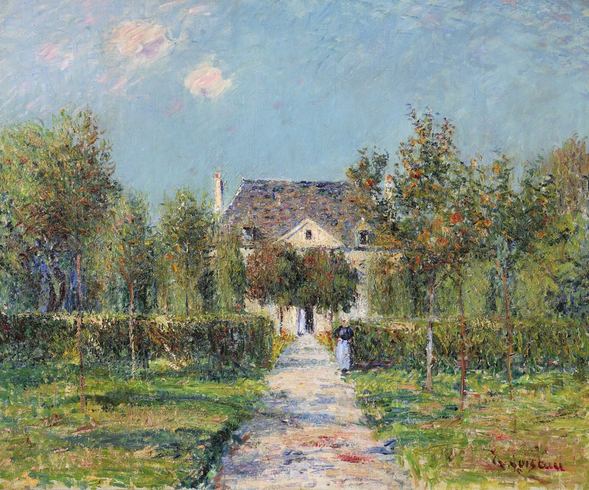 L'hôtel de Mademoiselle Ernestine, Saint-Jouin (Finistère) ou Le verger de Mademoiselle Ernestine, Saint-Jouin by Gustave Loiseau